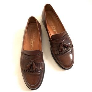 Authentic Salvatore Ferragamo leather shoes